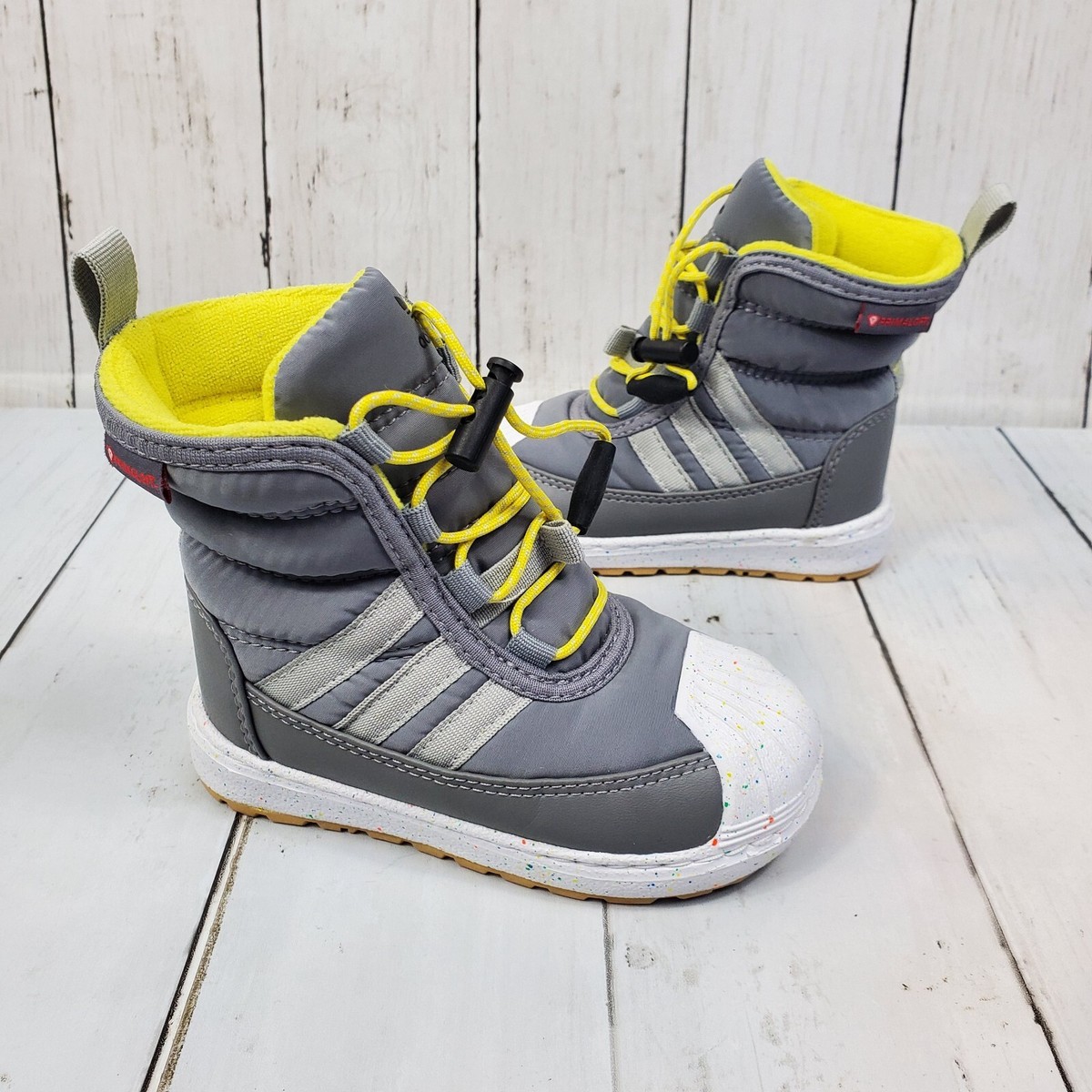 Adidas Superstar 360 Toddler Boots Primaloft Sneakers Size 6K Grey Unisex  Winter | eBay