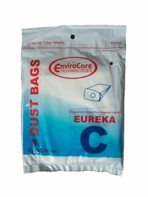 75 Eureka C Allergy Mighty Might canister Vacuum Bags, White Westinghouse, Floor