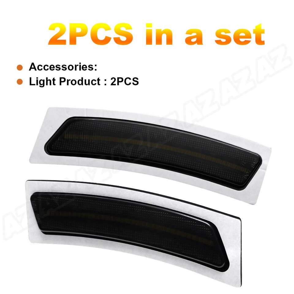 White LED Bumper Side Marker Reflector Light For 2012- BMW 320i 420i 435i 428i - Imagem 4 de 4