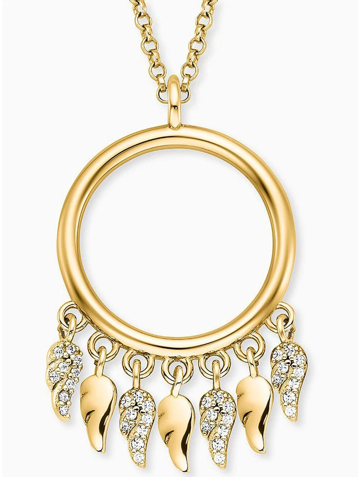 Engelsrufer ERN-FLYWING-ZI-G Collare da donna 42cm, regolabile - Immagine 2 di 3