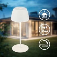 Led Akku Tischleuchte Lampe Usb Leuchte Dimmbar Touch Innen AußEn IP44 Warmweiß