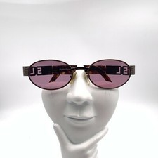 Vintage Sophia Loren Solano Bronze Metal Oval Sunglasses FRAMES ONLY