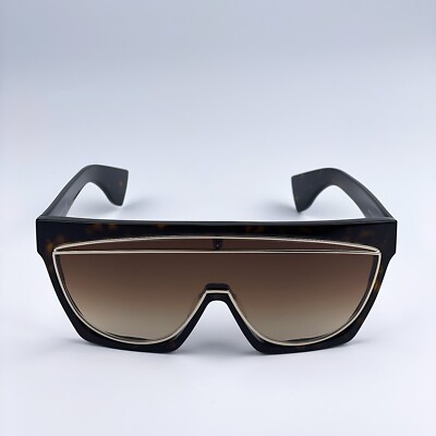 Loewe Women Sunglasses Havana Gradient Brown Shield LW40012F  display picture 2