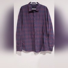 Core by Jack Jones Men Plaid Long Sleeve Button Down Slim Fit Shirt Size XXL