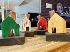 Handmade Log Cabin Incense Burner