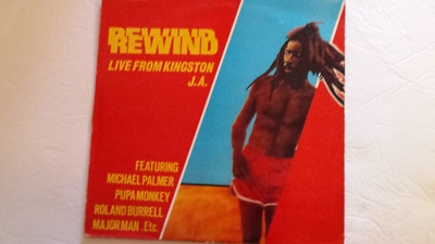 REWIND LIVE FROM KINGSTON J.A VARIOUS ARTIST/ REGGAE LP on VISTA SOUNDS