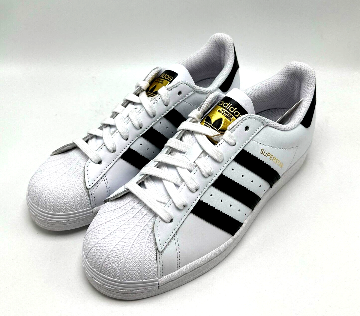 ADIDAS Originals Superstar White Black EG4958 Men's sz 8-13 | eBay