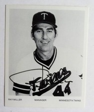 1986 Ray Miller Twins Autographed 4