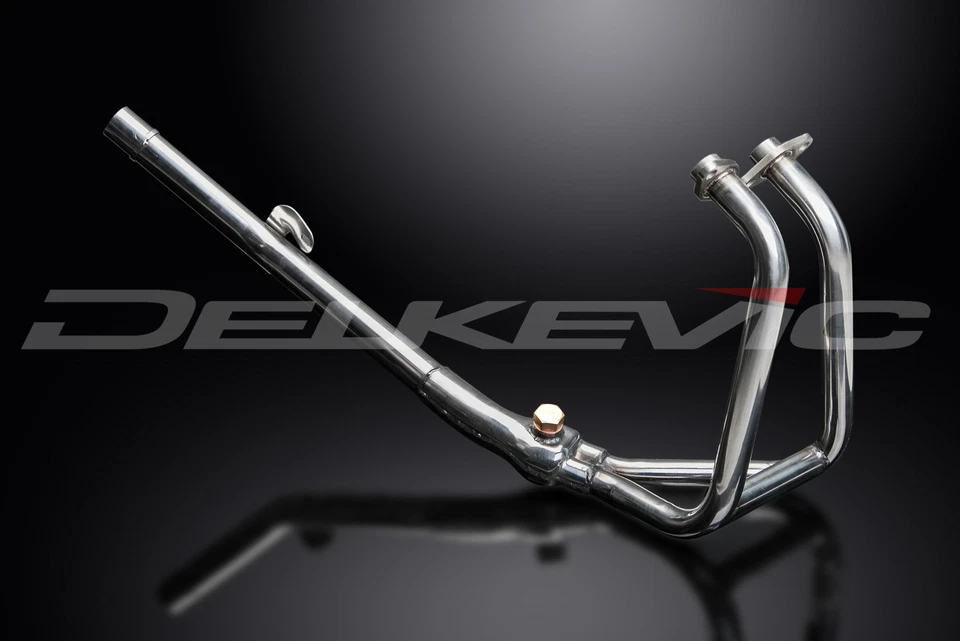 Kawasaki Ninja 250R 2008-2013 Delkevic Stainless 2-1 Exhaust Headers Downpipes - Image 4 of 4
