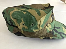 UNISSUED USMC GEN II ERDL COTTON RIPSTOP WOODLAND CAMO TYPE I UTILITY COVER (XL)