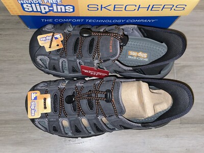 Men\'s size 8- Skechers Slip-ins Tresmen - Norvick sandals- black 7359921_Black?wid=400&hei=400&  main image 4