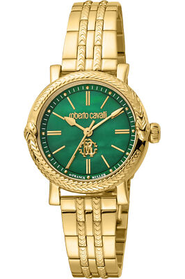 Roberto Cavalli by FM Watch - RV1L193M0061 for Female Green in Steel