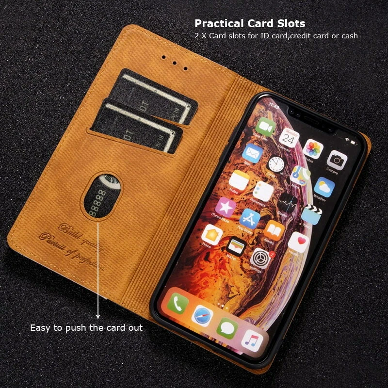 Shockproof Wallet Leather Case For Huawei Honor 10 7S 20 30 50 Lite V10 View 10 - Image 4 of 4