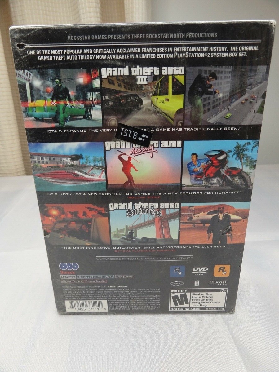 Grand Theft Auto Trilogy (PS2 / PlayStation 2) BRAND NEW