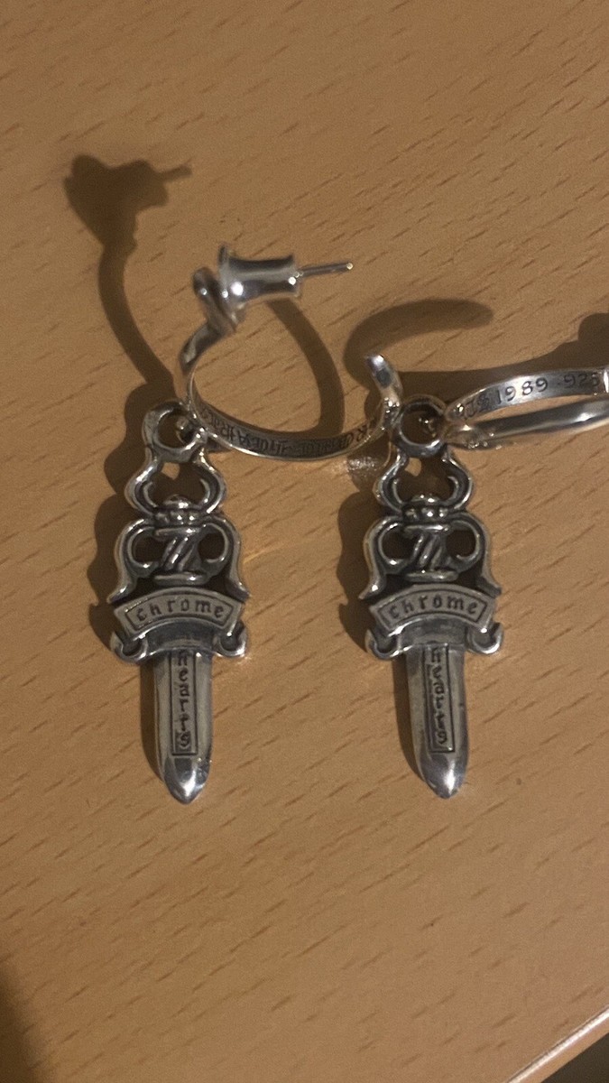 chrome hearts dagger earrings | eBay UK
