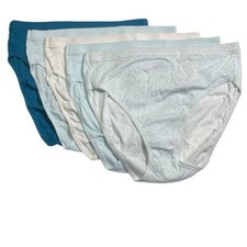 Jockey Set of 5 Elance Breathe Cotton French Cut Briefs Size 9 A516106 12827