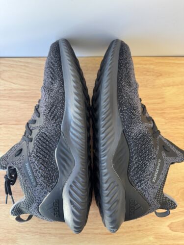adidas Alphabounce Beyond Carbon Black/Gray Shoes Sneakers AQ0573 Men’s Size 12 - 第 14/15 張圖片