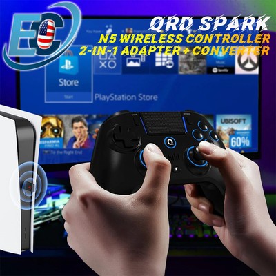 QRD Spark N5 Wireless Controller fr PS5 PS4 PS3 PC IOS Android TV Box Steam Deck