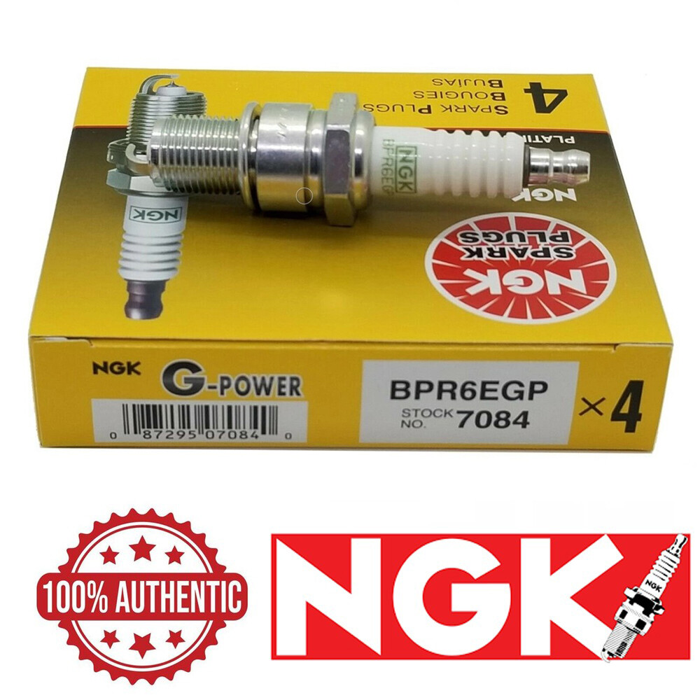 NGK 7084 BPR6EGP G-Power Platinum Spark Plug - Set of 4