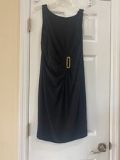 Anne Klein Size 6 Women's Sleeveless Little Black Dress ***