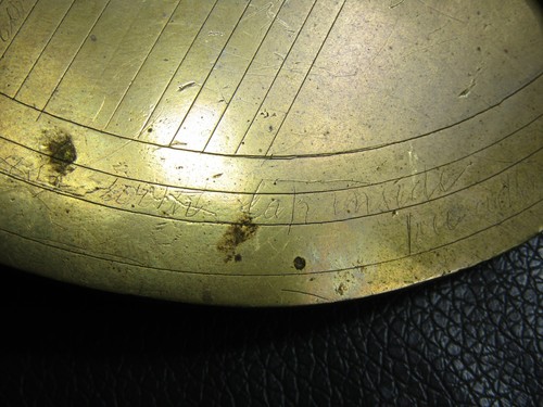 Vintage unusual brass calculator farmers dial circular rule measure J Sutcliffe - Picture 8 of 13