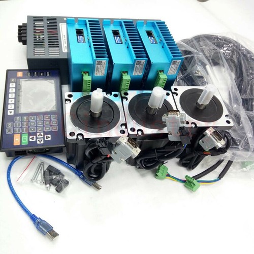3Axis Closed Loop 4.5NM Stepper Motor Nema34 Driver+ CNC Controller +Transformer - Picture 2 of 11