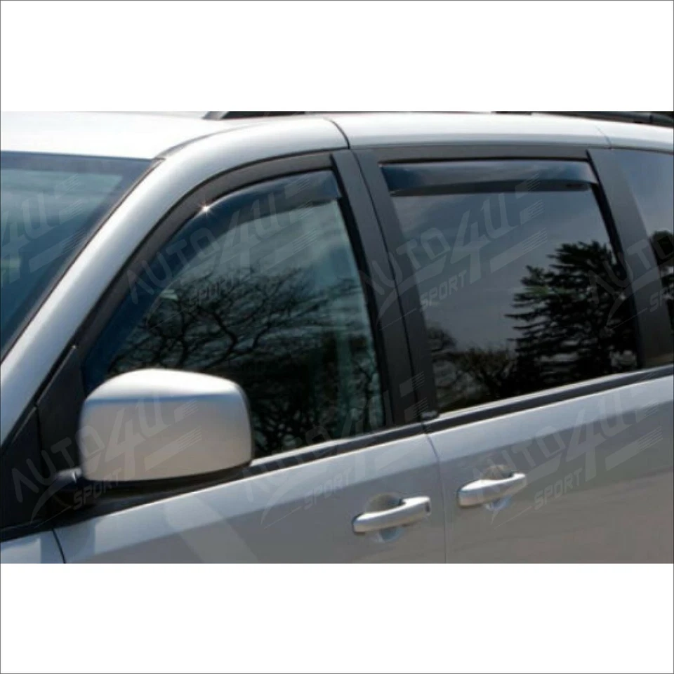In-Channel Window Vent Visors Sun Guard Deflectors Fits 2010-2014 Subaru Outback - Image 2 of 4