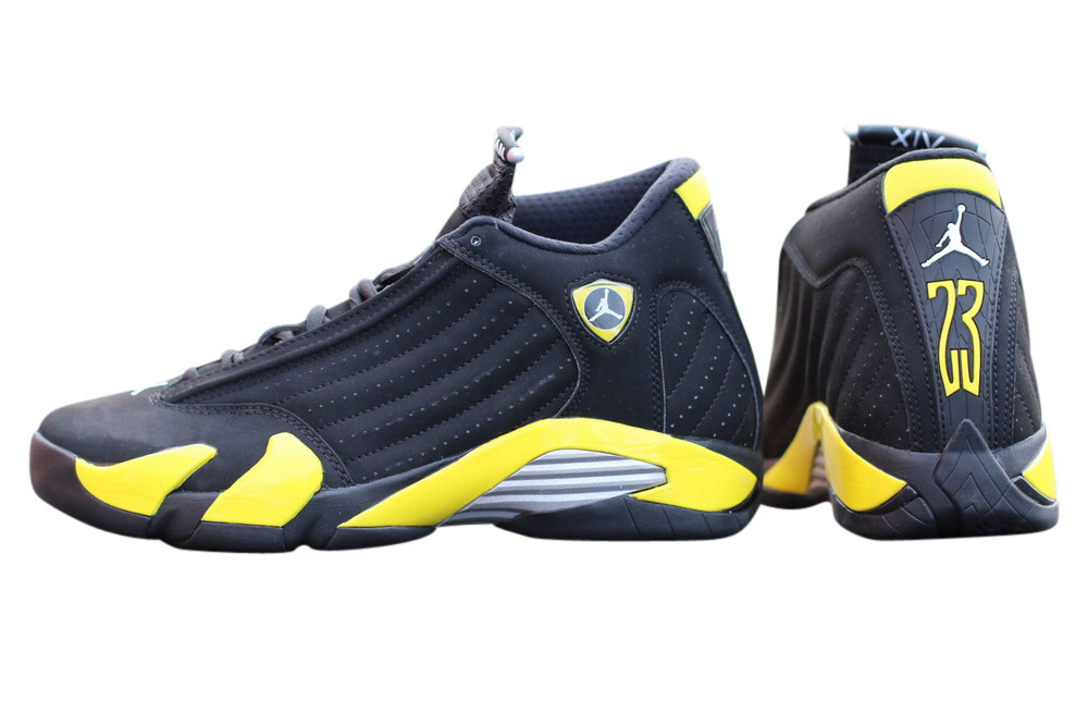 Nike Air Jordan 14 Retro Thunder 2014 - 487471-070 PRE-OWNED