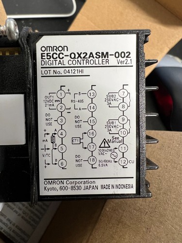 NUEVO EN CAJA Termostato Omron serie E5CC E5CC-QX2ASM-002 - Imagen 5 de 5