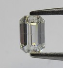 GIA certified .70ct SI1 H loose emerald cut fancy natural diamond — photo 8