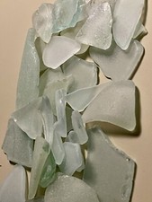 SF 6109 Genuine Surf Tumbled Sea Foam Sea Glass/Sea Foam Frosted Beach Glass