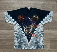 Vintage 1990s Liquid Blue Star Wars Episode 1 The Phantom Menace Shirt