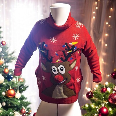 Women's Turtleneck Loose Print Christmas Long Sweater Dress with Pockets-XL | eBay Women's Turtleneck Loose Print Christmas Long Sweater Dress with Pockets-XL | eBay