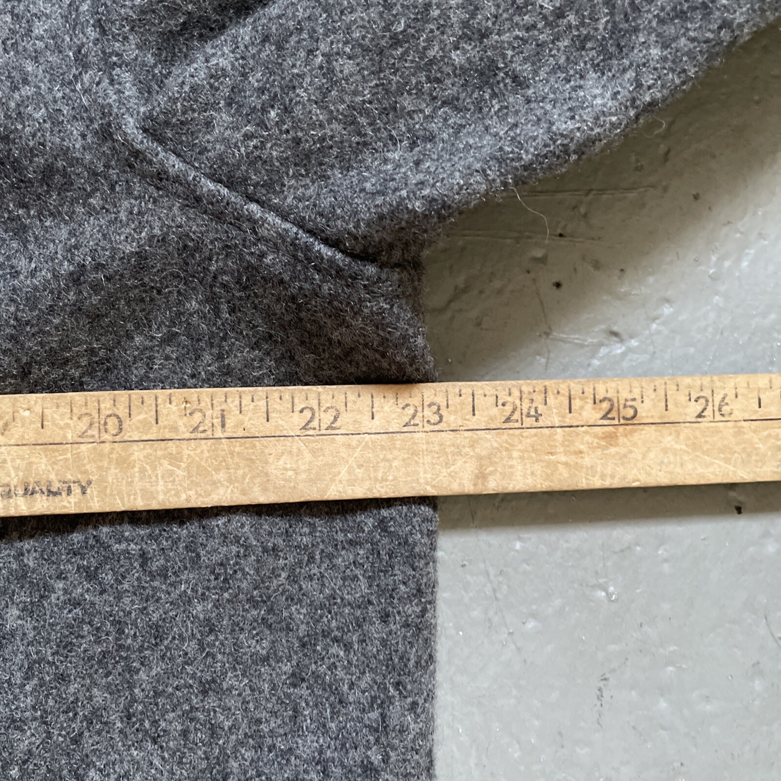 Vintage Schott AT078 Wool Toggle Parka Duffel Style Long Jacket Made In USA L