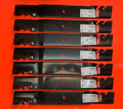 Set/7 Gator blades For Toro 4100D 455D Groundsmaster 124