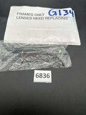 Vintage Silhouette 6482/40 6051 Silver Oval Glasses Frames Eyeglasses 45-20 G134