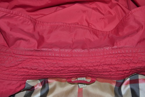 BURBERRY LONDON VINTAGE RED COAT JACKET SIZE UK 10 SIZE L WOMEN - Picture 6 of 12
