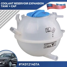 For AUDI A3 TT Q3 Coolant VW Golf Mk5 Mk6 CC Expansion Header Tank Bottle + Cap