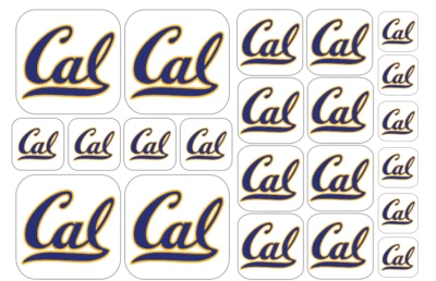 California Golden Bears Stickers - Multiple Sizes/Glossy/Matte - Free Shipping