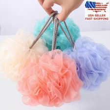4x Shower Loofah Bath Sponge 60g/pcs Exfoliating Mesh Ball Shower Puff
