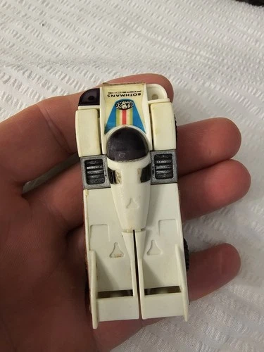 Vintage 1980s Bandai Gobot Rothmans Porsche car Transformer