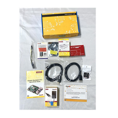 Raspberry Pi 4 Model B 4GB Starter Kit, CanaKit, USB-C, HDMI, WiFi, Ethernet
