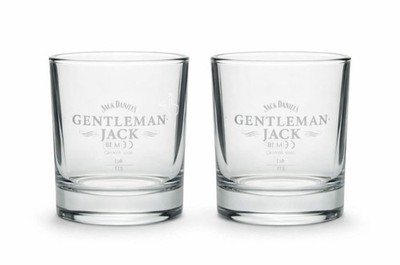 Jack Daniels Gläser-Set Jack Daniel s Gentleman Jack Whiskygläser   2er Set  ...