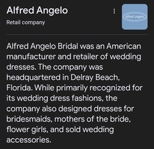 ivory alfred angelo wedding gown