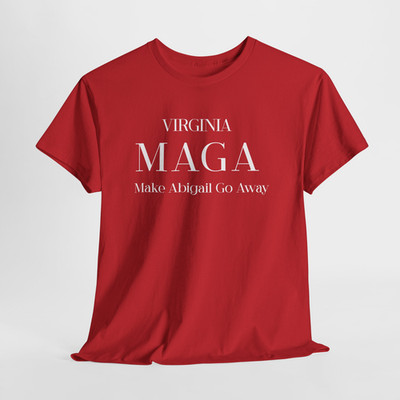 Virginia MAGA T shirt, Anti Abigail Spanberger, Conservative T