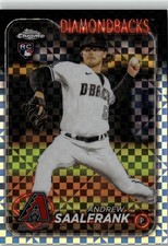 2024 Topps Chrome #178 Andrew Saalfrank X-Fractors
