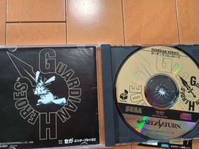 Sega Saturn Guardian Heroes w/ Spine Card Obi GS-9031 Used NTSC-J Japan