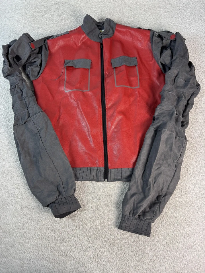 Chaqueta Regreso al Futuro II Para Hombre Mediana Marty McFly Disfraz Juegos con disfraces Película Años 80 Foto 3 de 4