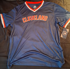Majestic Cleveland Indians Guardians Baseball Jersey Officially Licensed Size L