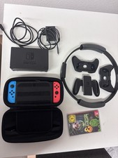 Nintendo Switch Bundle -Konsole, Ring Fit, Tasche, Luigi’s Mansion 3